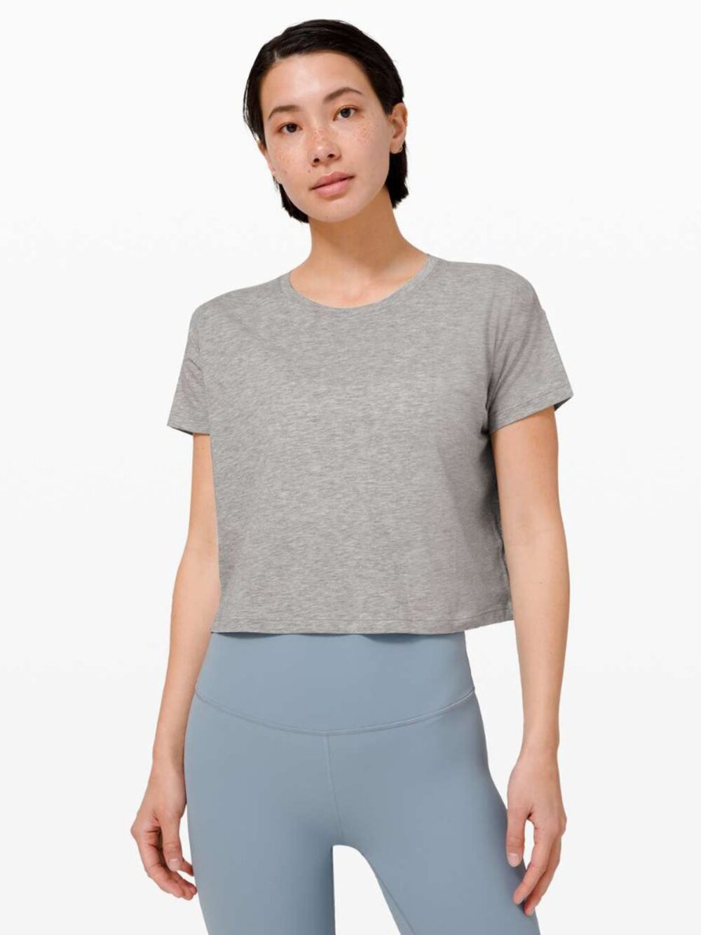 lululemon Light Grey Cates Tee Size 4